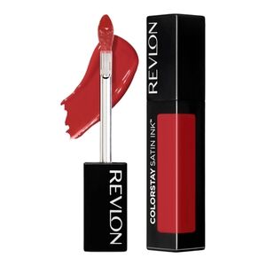 New Red Revlon ColorStay Liquid Lipstick Satin Ink #18 Fired Up